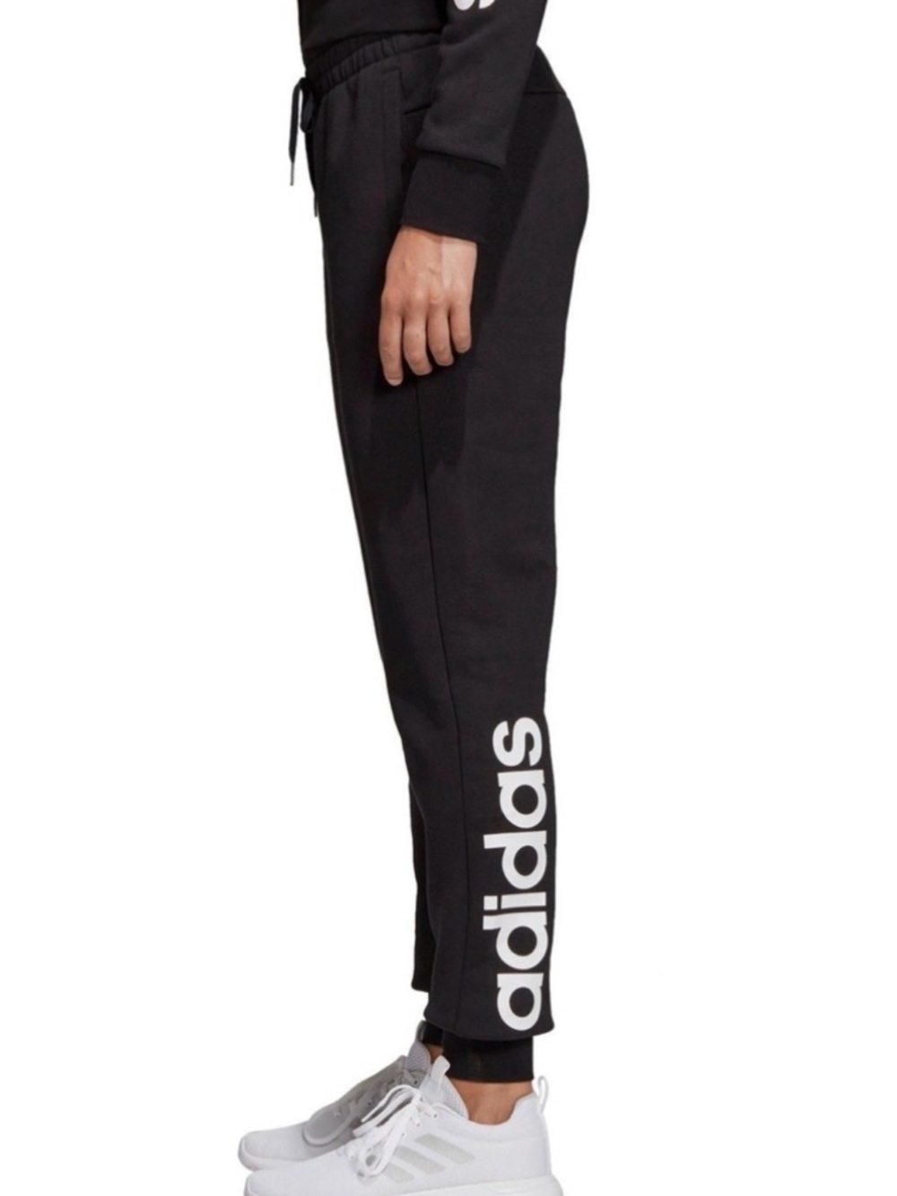adidas Logo Joggers Black Medium Like New